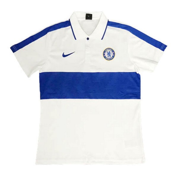 Polo Chelsea 2020-21 Azul Blanco